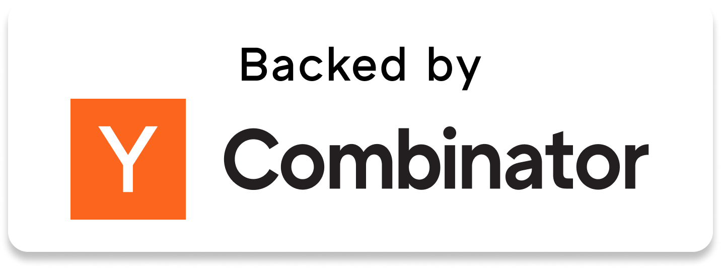 Backed by Y Combinator